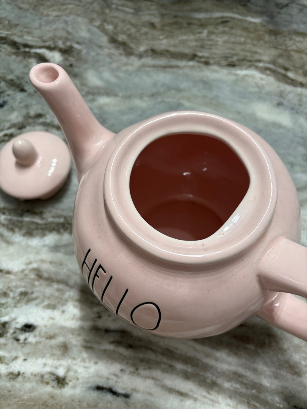 Rae Dunn Hello Spring Tea Pot - Picture 5 of 8